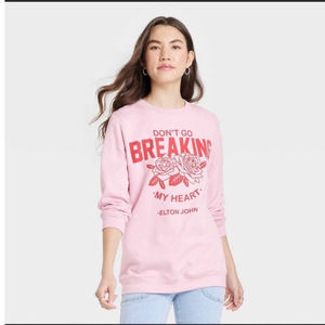 Elton John Sweatshirt  Don't Go Breaking My Heart